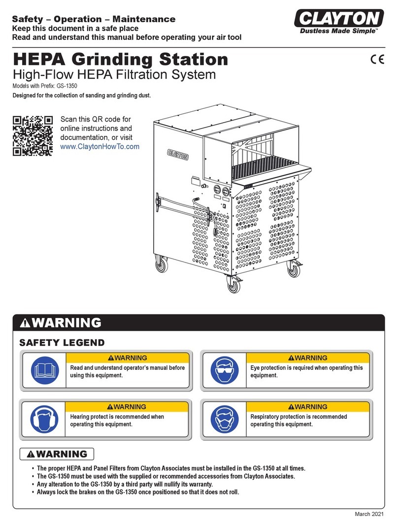 Clayton GS-1350 Safety, Operation & Maintenance