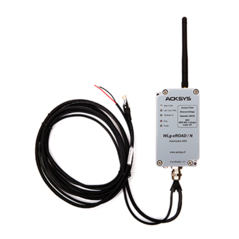 Acksys WLg-xROAD/N installation guide