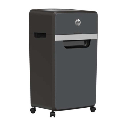 HP Pro Shredder 15CC User manual HP Pro Shredder 15CC User manual