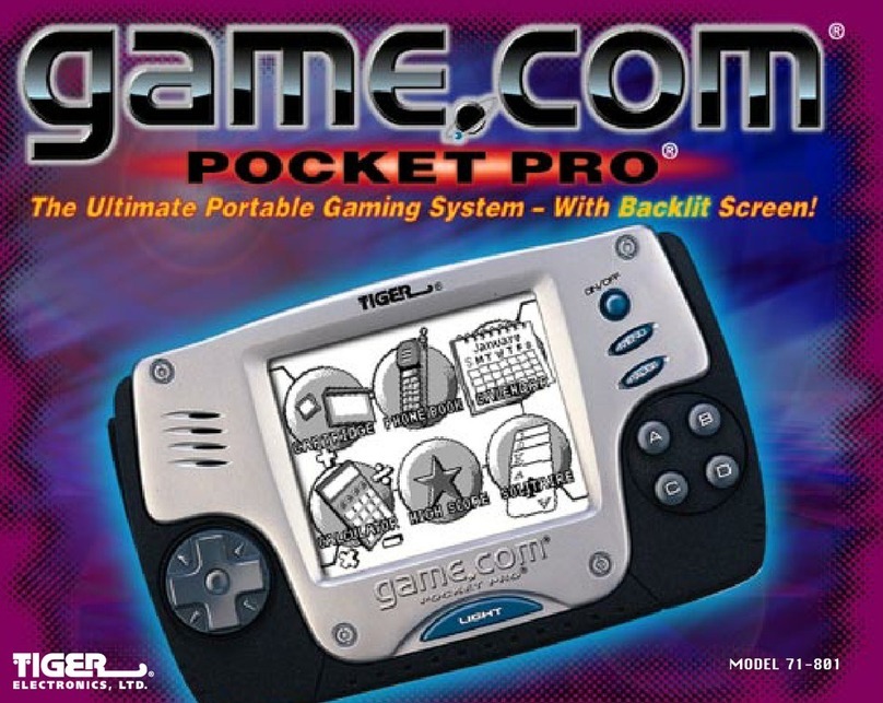 Tiger Electronics Game.com Pocket Pro User manual