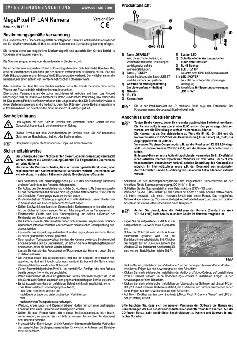 Conrad 751715 operating instructions