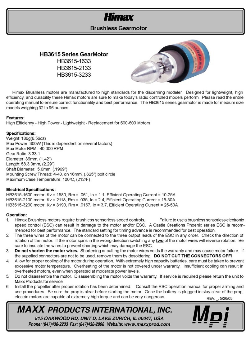Maxx Himax HB3615 Series User manual