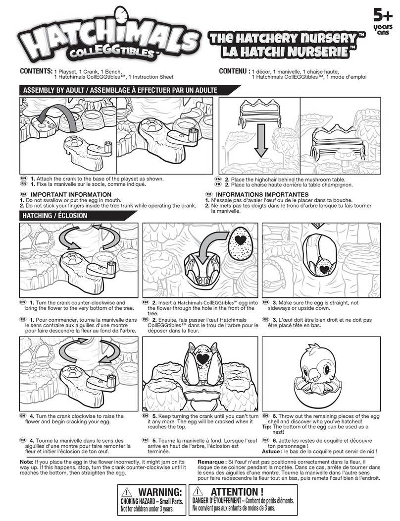 Spinmaster Hatchimals CollEGGtibles Hatchery Nursery User manual