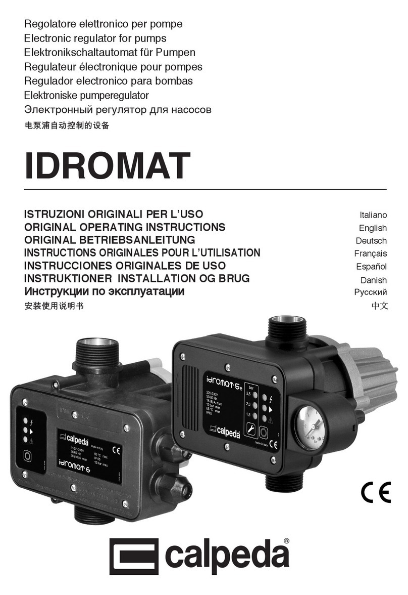 Calpeda IDROMAT Series User manual