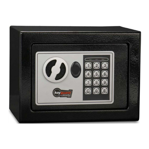 Burtonsafes KEYGUARD ELECTRONIC SIZE 1 User manual