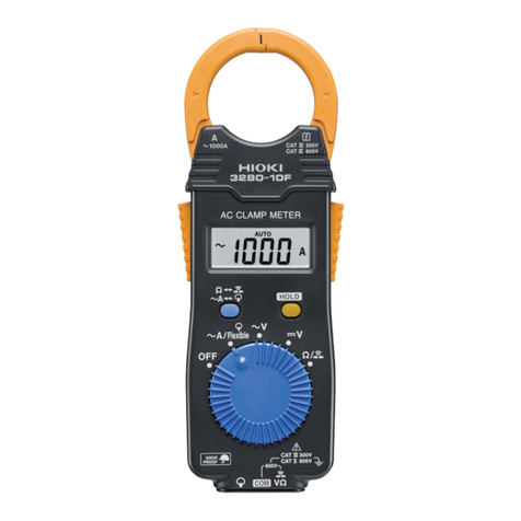 Hioki 3280-1 OF User manual