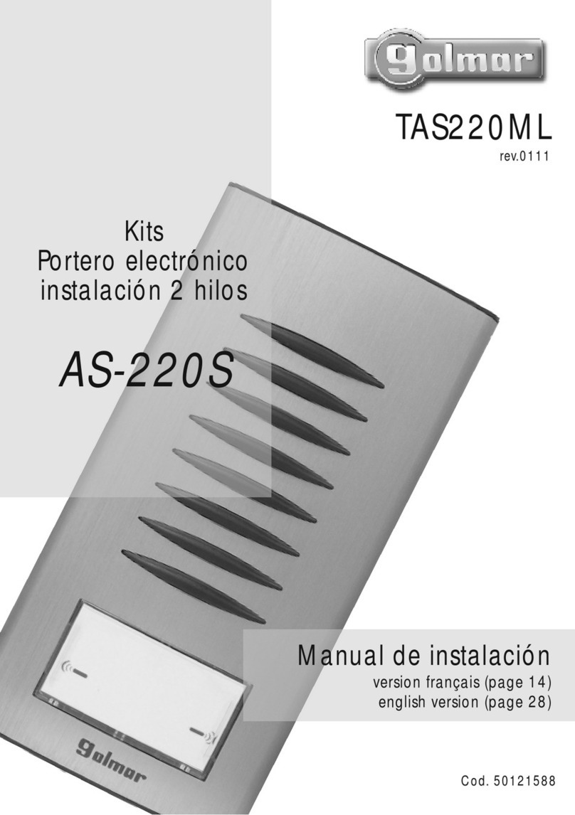 golmar TAS220ML User manual