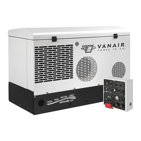 Vanair Air N Arc All-in-One Power Systems 300 Operations manual & parts list