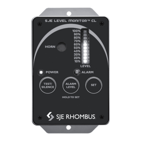 SJE Rhombus Level Monitor User manual