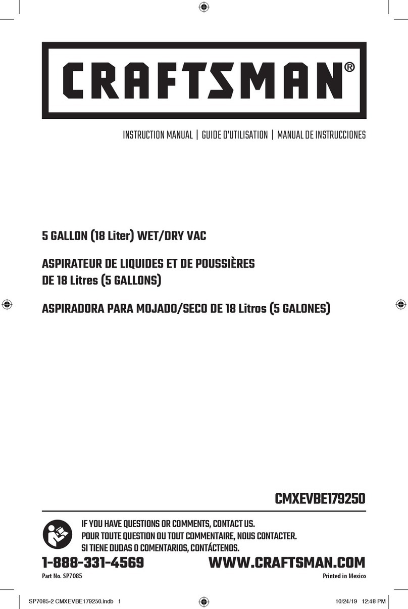 Craftsman CMXEVBE179250 User manual