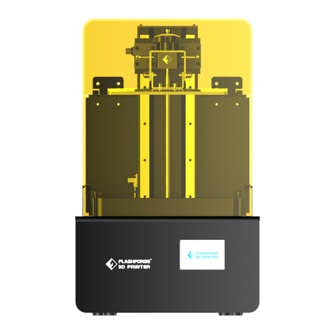 FLASHFORGE 3D PRINTER Foto 8.9s User manual