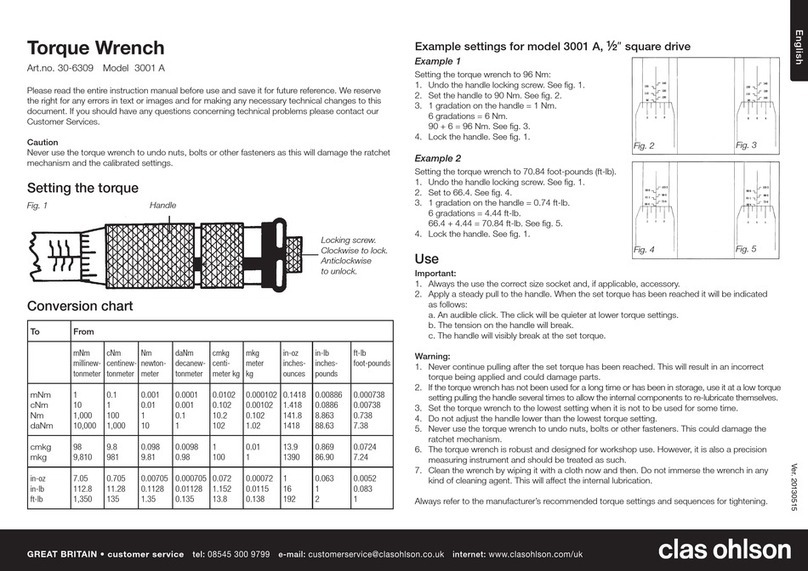 Clas Ohlson 3001 A manual