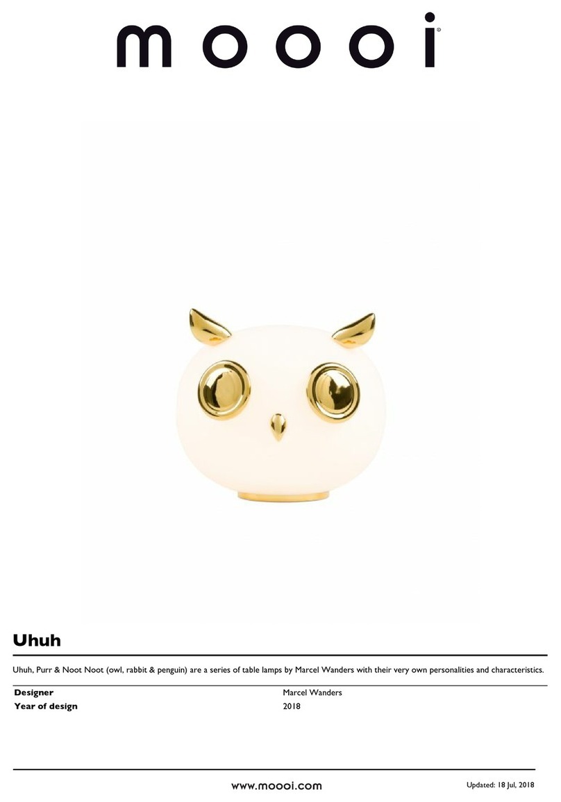 Moooi Uhuh quick start guide