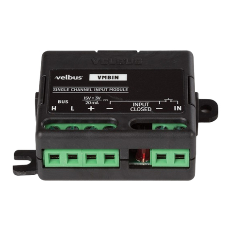 Velbus VMBIN manual