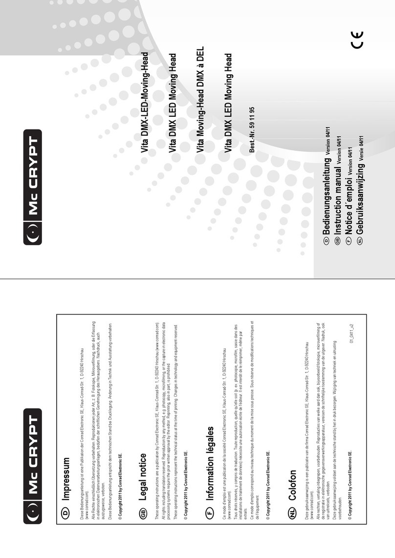 MC Crypt 591195 instruction manual