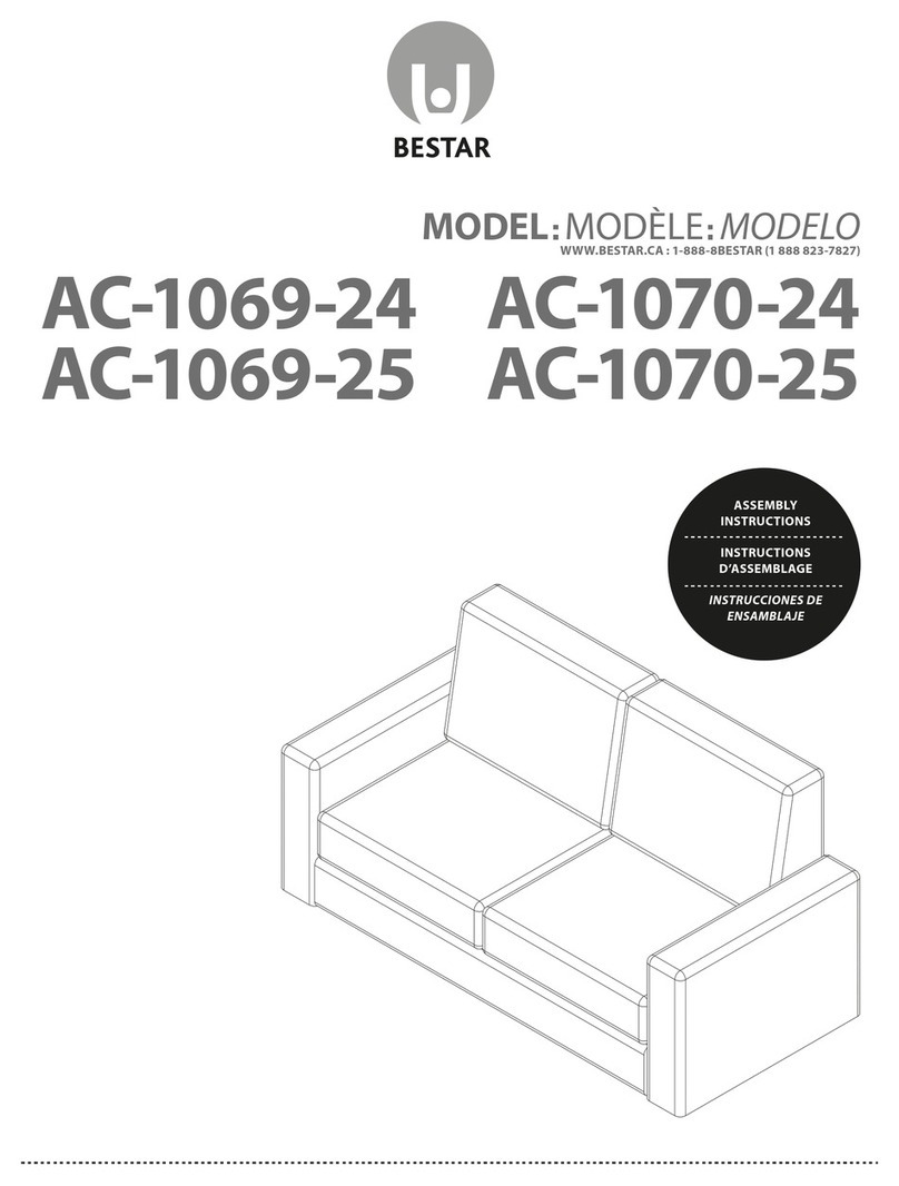 Bestar AC-1069-24 Assembly instructions Bestar AC-1069-24 Assembly instructions
