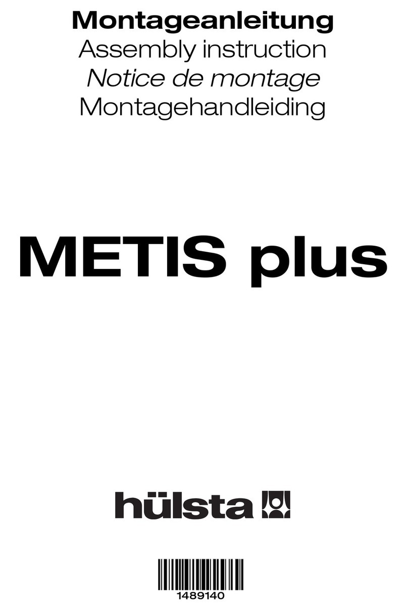 Hülsta METIS plus User manual