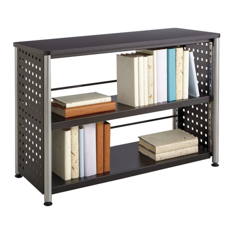 Safco Scoot Bookshelf 1601BL User manual