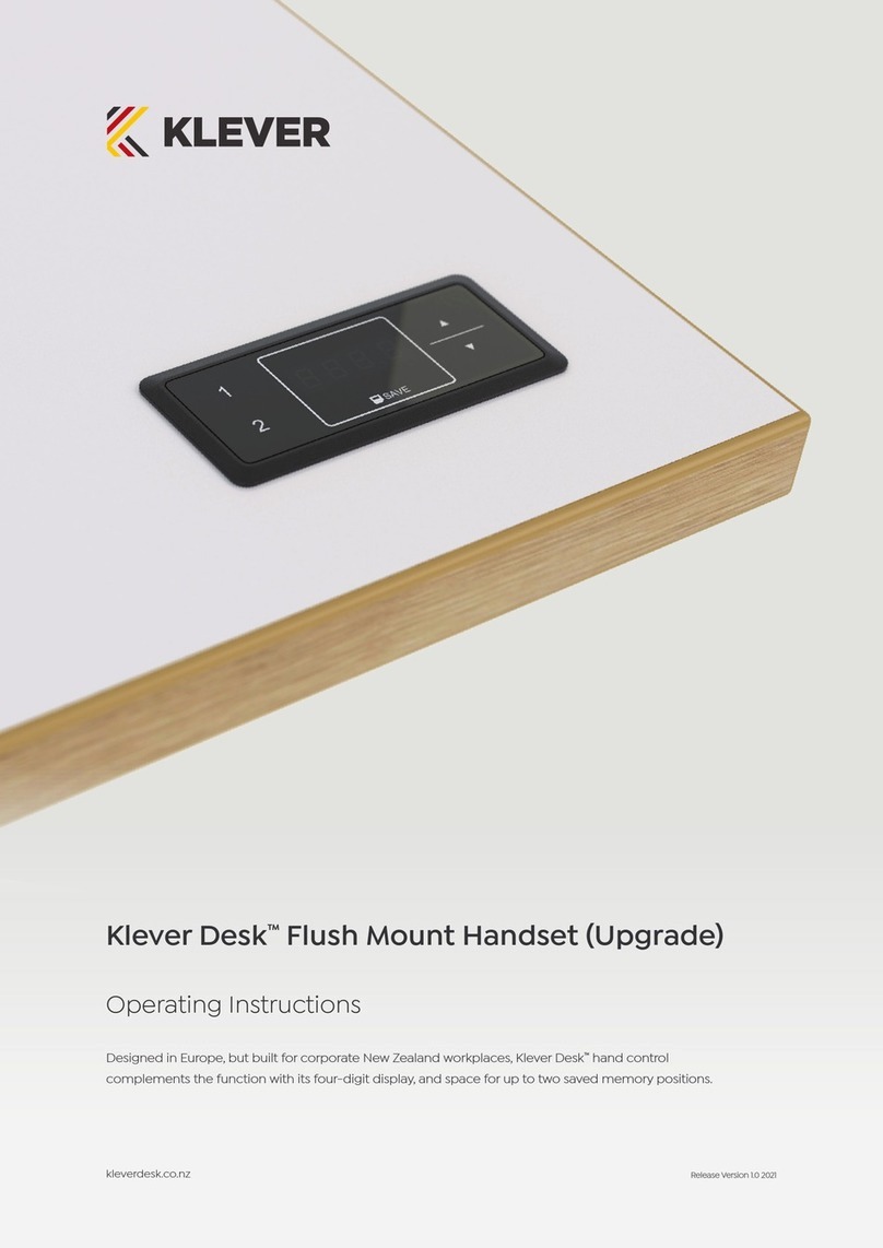 Klever Desk User manual