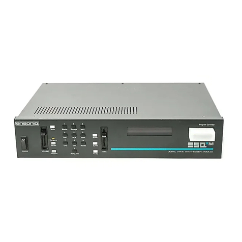 ENSONIQ ESQ-M User manual