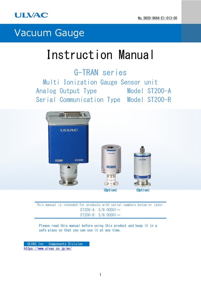 Ulvac G-Tran Series instruction manual