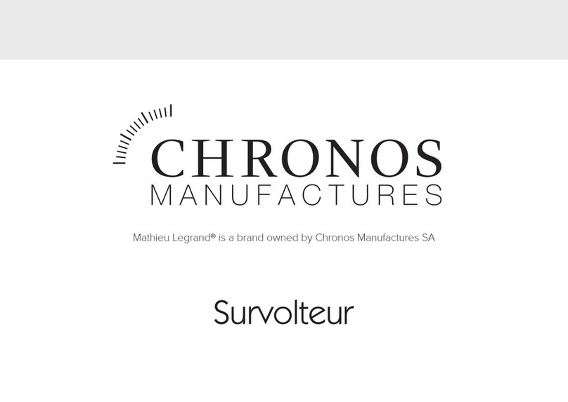 Chronos Manufactures Mathieu Legrand Survolteur User manual