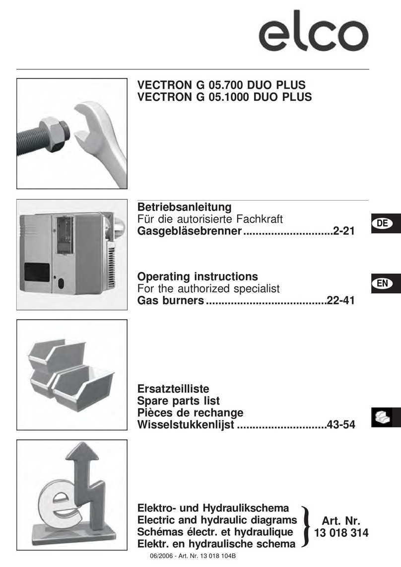 elco VECTRON G 05.700 DUO PLUS User manual
