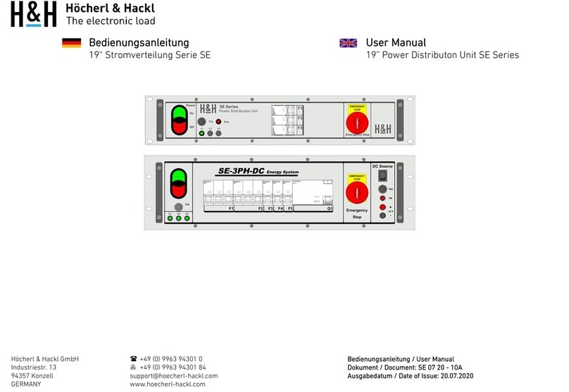 Höcherl & Hackl SE Series User manual