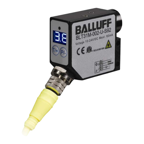Balluff BLT 31M User manual