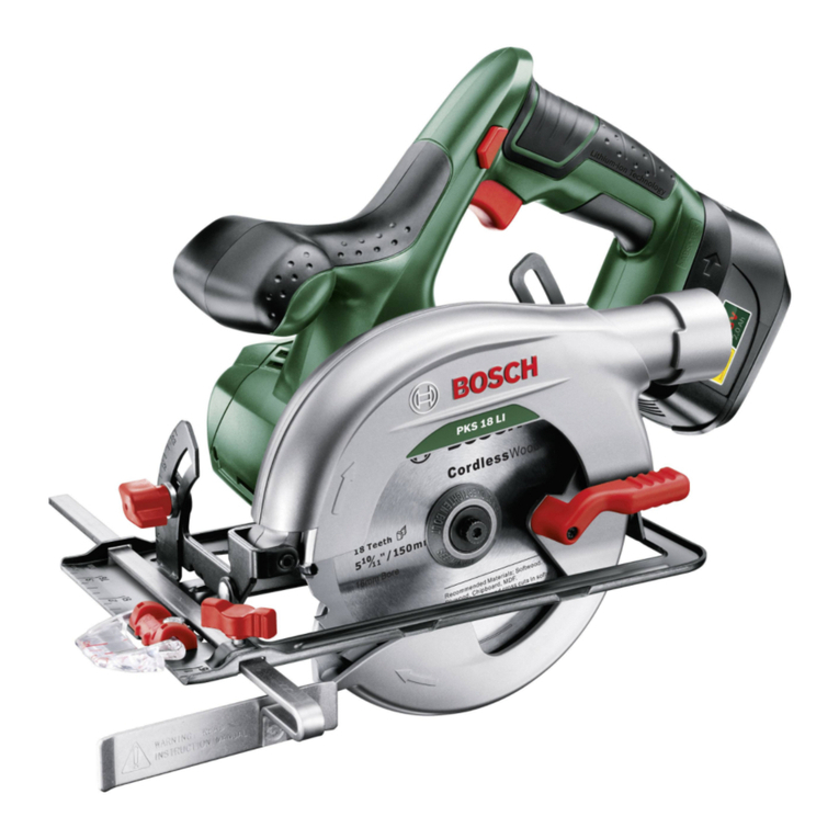 Bosch PKS 18 LI User manual