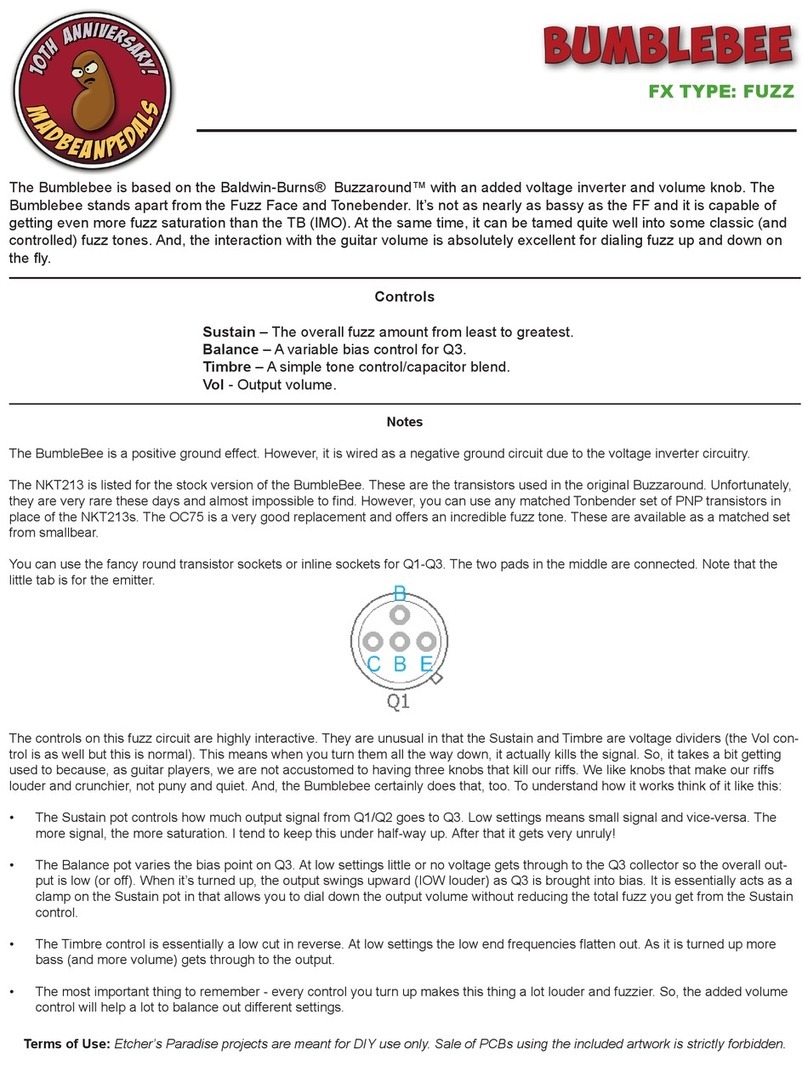 Mad Bean Pedals Bumblebee manual