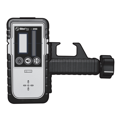 SitePro RD 200 User manual