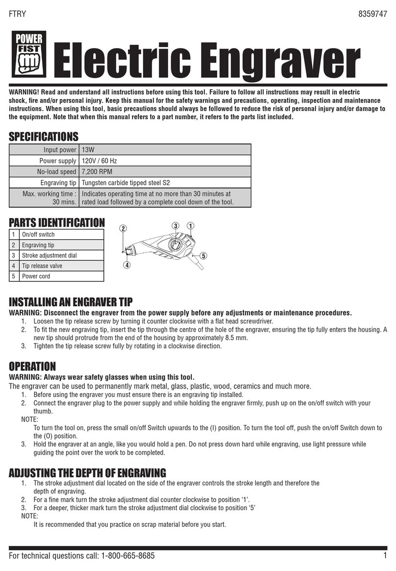 Power Fist 8359747 User manual