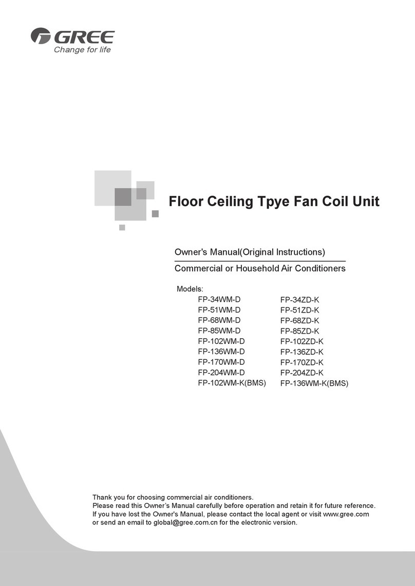 Gree FP-34WM-D User manual