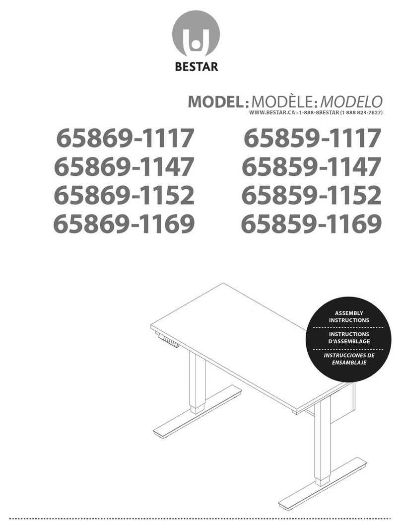 Bestar 65869-1117 Assembly instructions