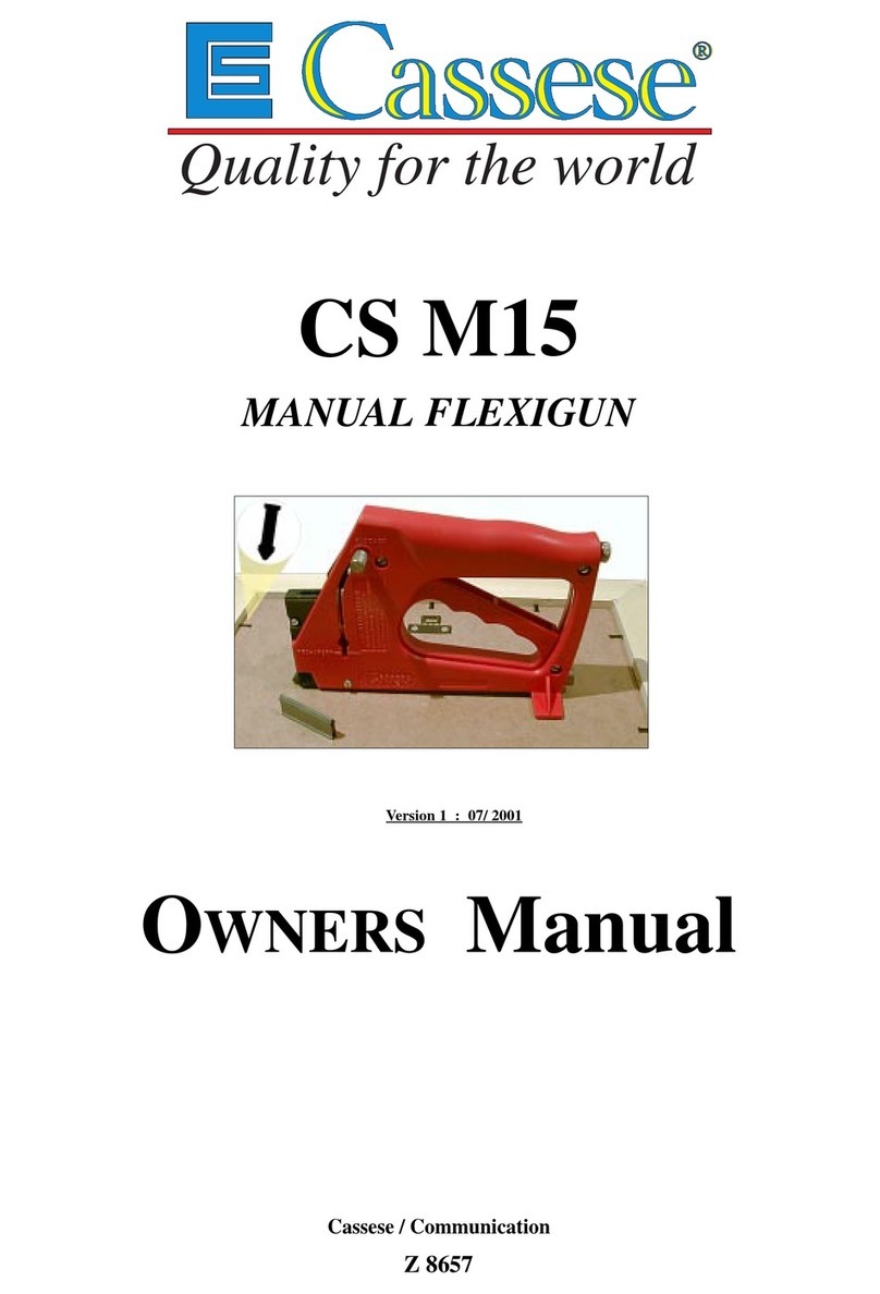 Cassese CS M15 User manual