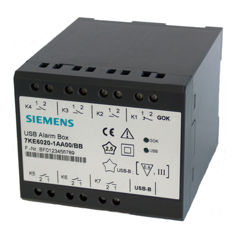 Siemens 7KE6020-1AA00 User manual