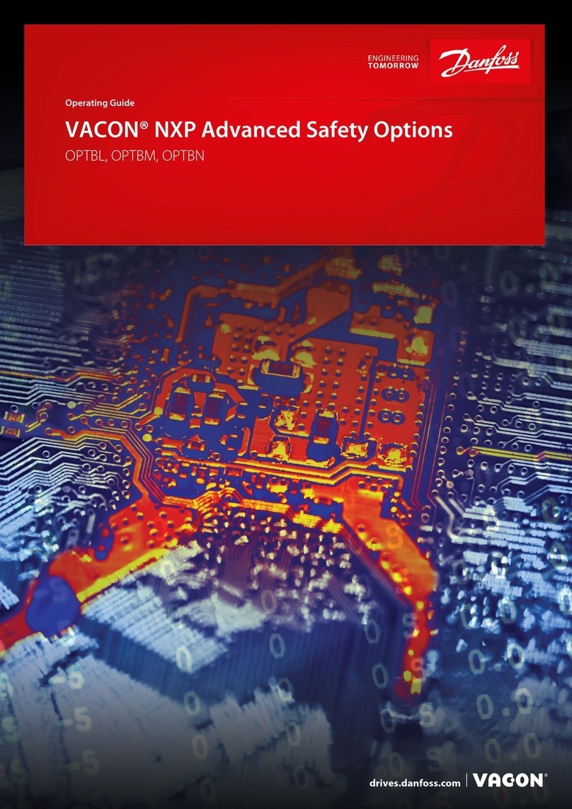 Danfoss VACON OPTEA User manual Danfoss VACON OPTEA User manual