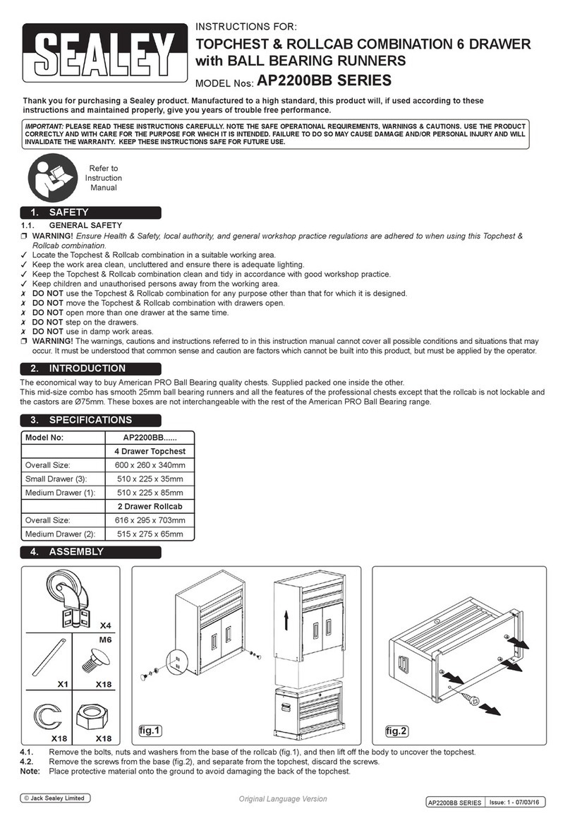 Sealey AP2200BB Series instructions