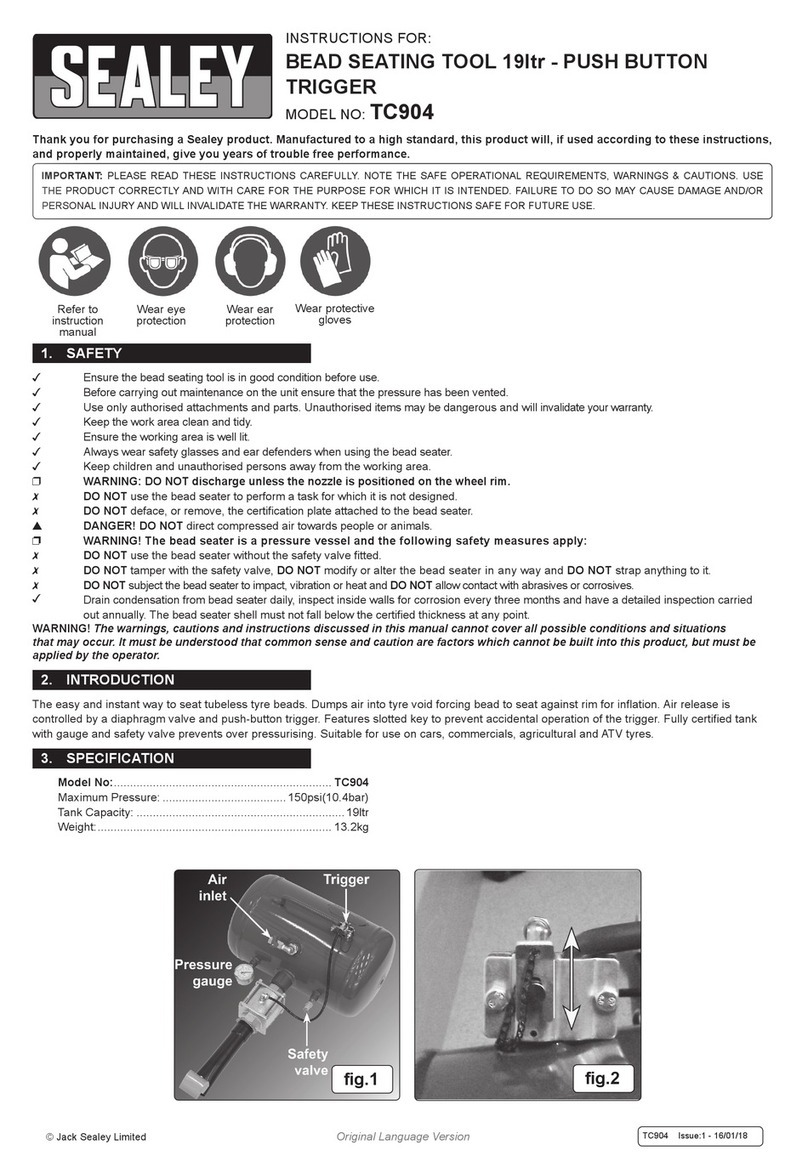 Sealey TC904 User manual