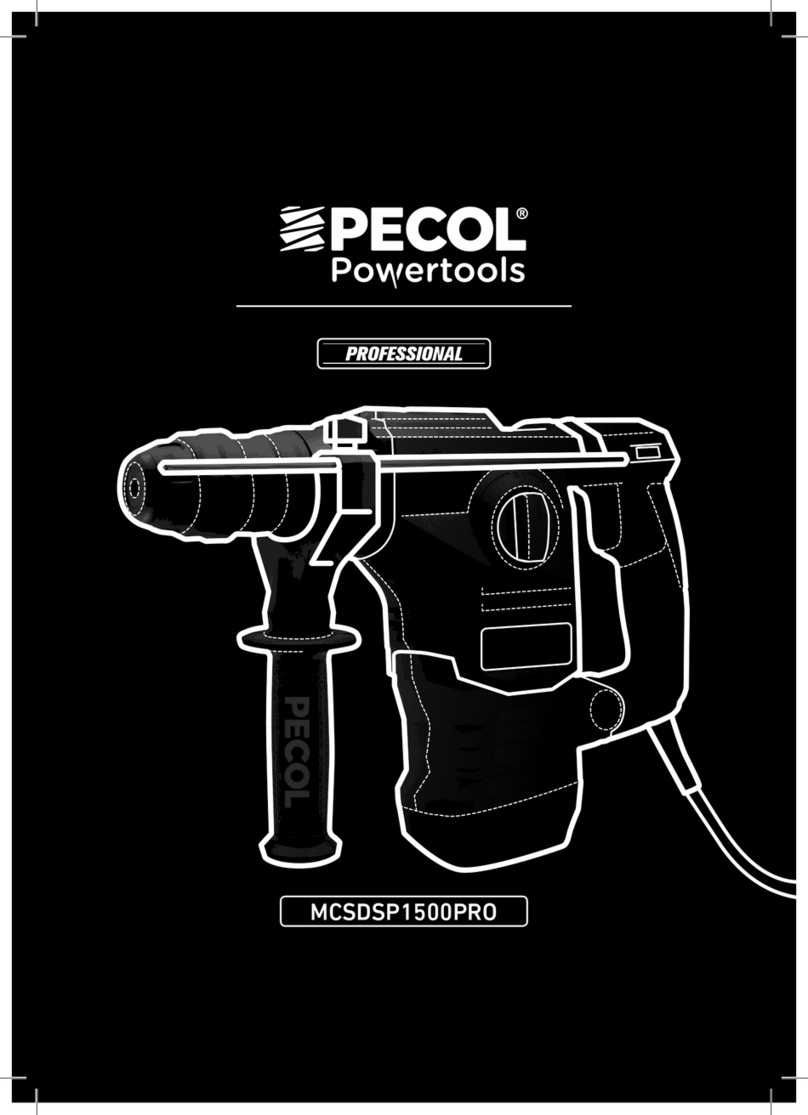 Pecol MCSDSP1500PRO manual