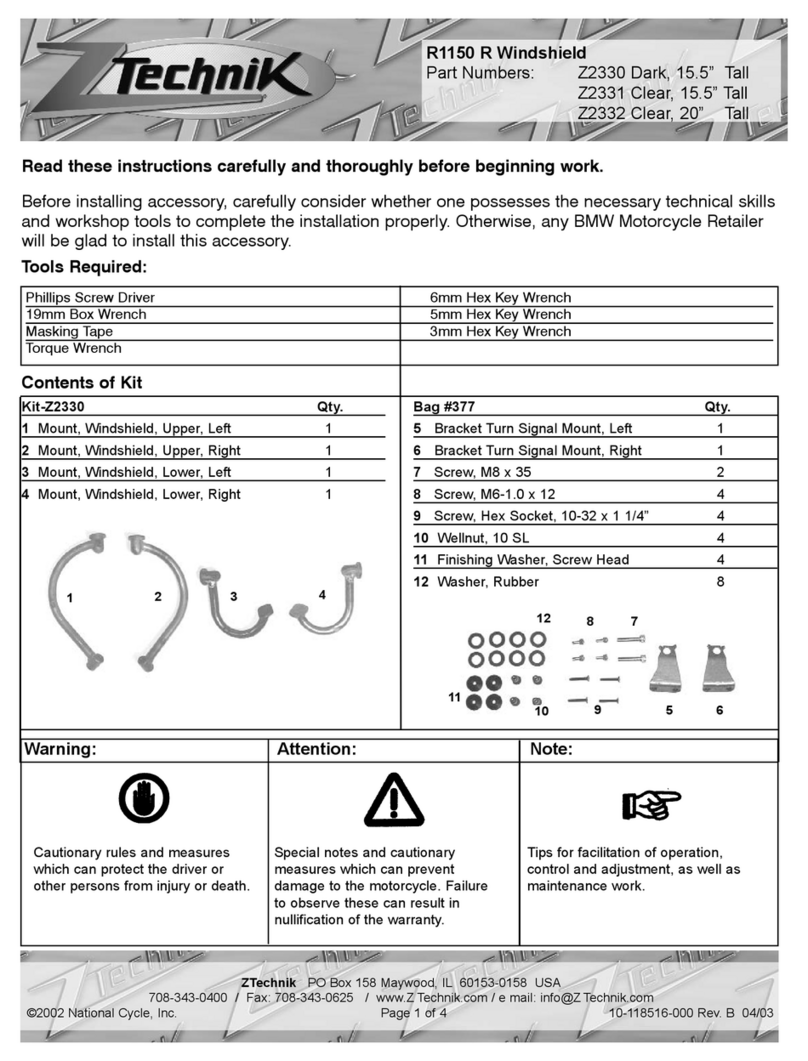ZTechnik R1150 R User manual