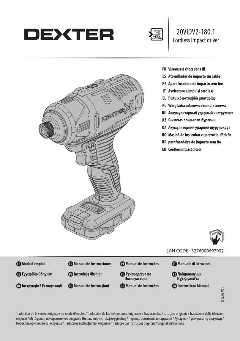 Dexter Laundry 20VIDV2-180.1 instruction manual