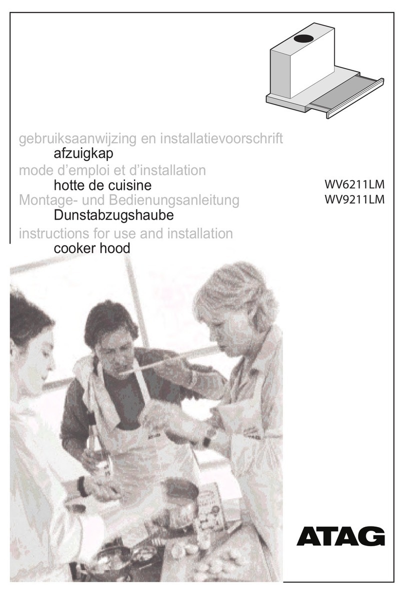 Atag WV6211LM Operation manual