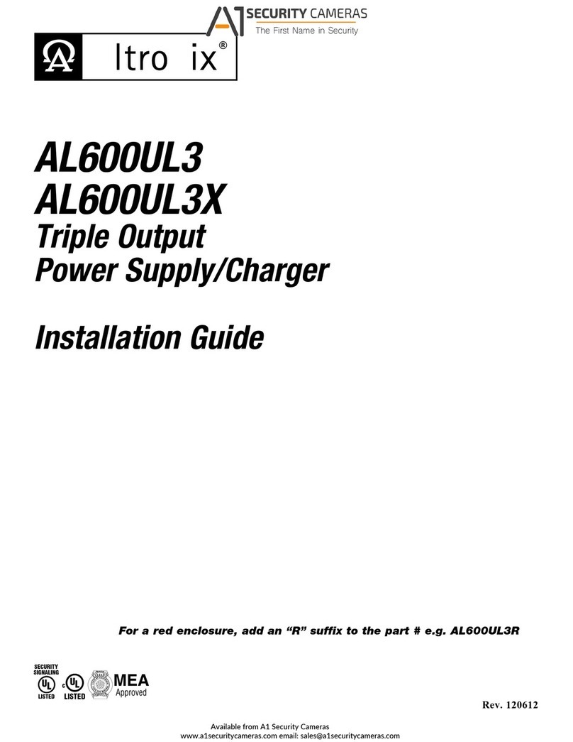 Altronix AL600UL3 User manual