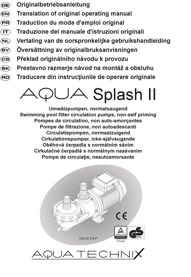 aqua technix AQUA Splash II Translation of original operating manual