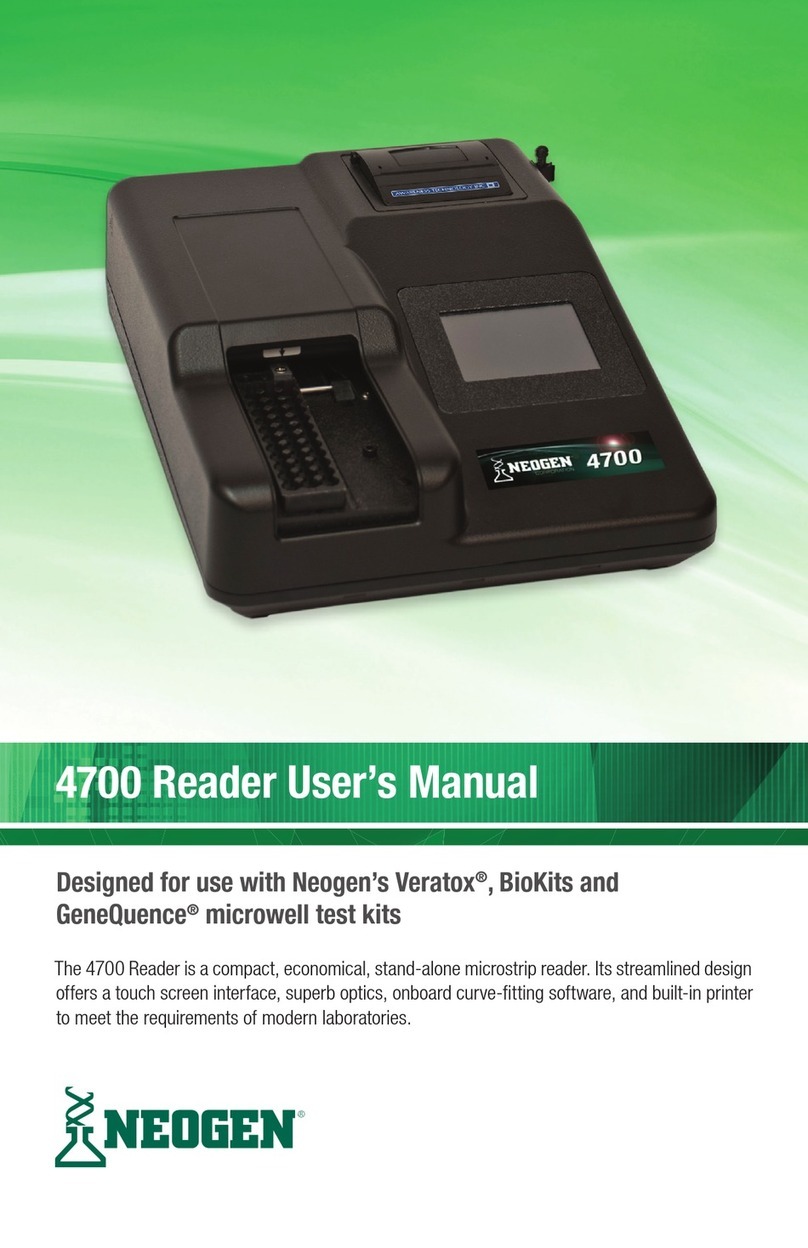 Neogen Corporation 4700 user manual Neogen Corporation 4700 user manual
