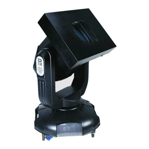 PR Lighting MEGA 4000 product manual
