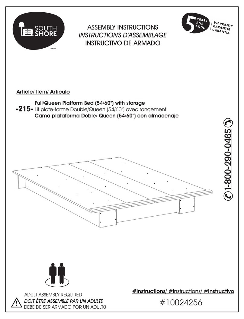 SouthShore 10024256 Assembly instructions