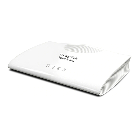 Draytek Vigor167 User manual